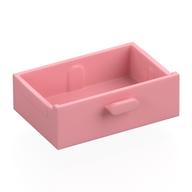 Cupboard 2 × 3 Drawer Warm Pink