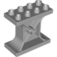 Duplo Support Brick 2 × 4 × 3 Light Bluish Gray