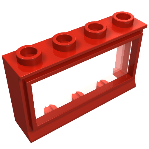 Window 1 × 4 × 2 Classic with Short Sill [Complete]