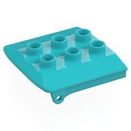 Duplo Backhoe / Train Cabin Roof Mittelazur