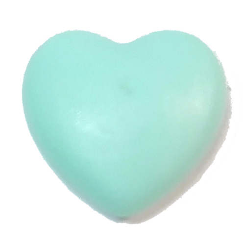 Clikits Icon, Heart 2 × 2 Large with Pin Aqua