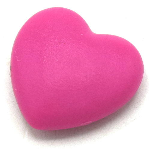 Clikits Icon, Heart 2 × 2 Large with Pin Dunkelrosa