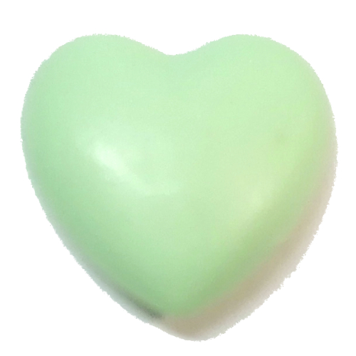 Clikits Icon, Heart 2 × 2 Small with Pin [Frosted] Light Green