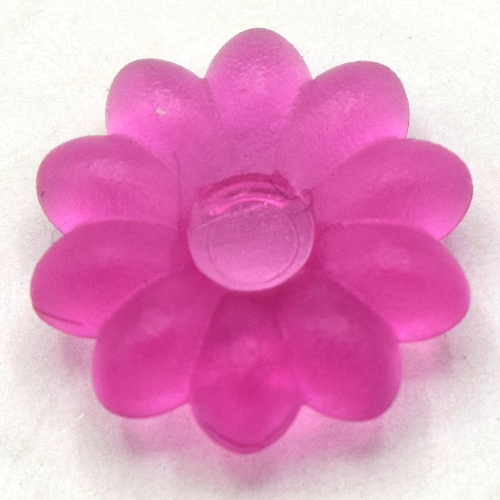 Clikits Icon, Flower 2 × 2 Small, 10 Petals with Pin [Frosted]