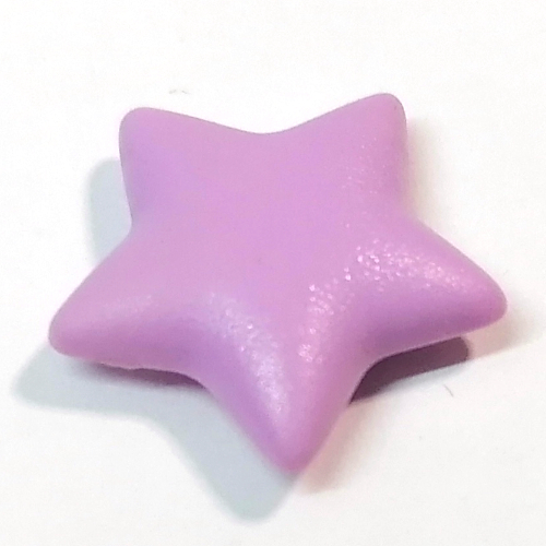 Clikits Icon, Star 2 × 2 Large with Pin Reddish Lilac