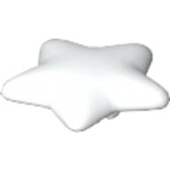 Clikits Icon, Star 2 × 2 Small with Pin [Frosted] Weiß