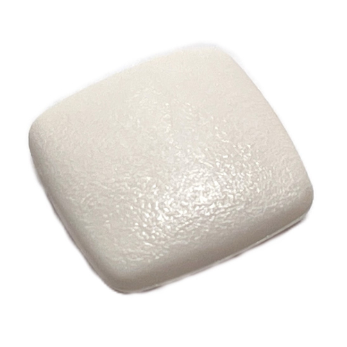Clikits Icon, Square 2 × 2 Small with Pin [Frosted] Weiß