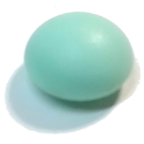 Clikits Icon, Round 2 × 2 Small, Thick with Pin Aqua