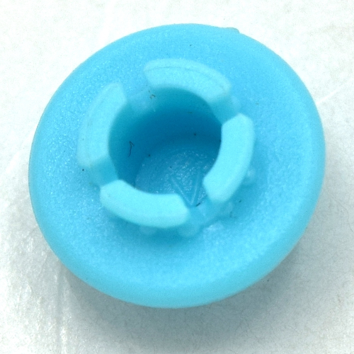 Clikits Icon, Round 2 × 2 Small, Thick with Pin Sky Blue