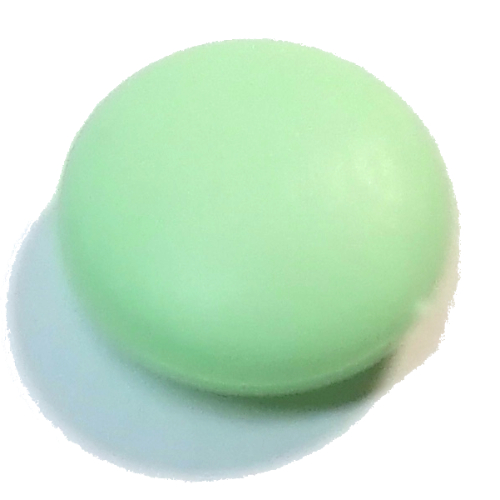 Clikits Icon, Round 2 × 2 Small Thin with Pin Light Green