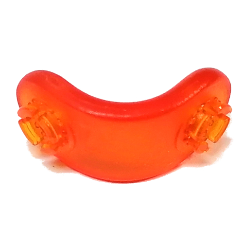 Clikits Connector, L-Bent with 2 Pins Trans-Orange