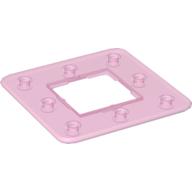 Clikits Rahmen, quadratisch 3 × 3 mit 8 Löcher Trans-Pink