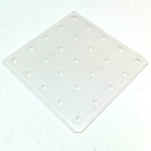 Clikits Connector, Square with Twenty-Five Holes Transparent