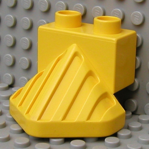 Duplo Train Steam Engine Cow Catcher Gelb