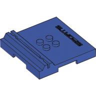 Plate Special 6 × 6 × 2/3 with 4 Studs and Embossed 'SPORTS' Violet