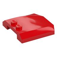 Stein keilförmig, gebogen dreifach 4 × 4 × 2/3 mit 2 Noppen Rot