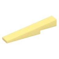 Dachstein 1 × 6 × 1 mit 1 × 2 × 1/3 Aussparung Leuchtendes Hellgelb