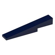 Brick Sloped 1 × 6 × 1 with 1 × 2 × 1/3 Cutout Dark Blue