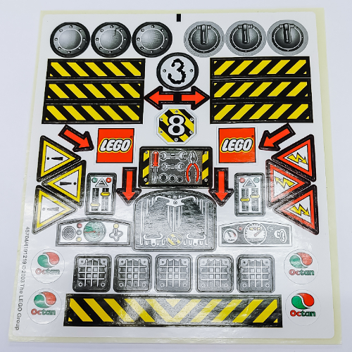 Stickerbogen für Sets 3586-1, 3587-1, 3588-1, 3589-1, 3590-1 [Keine Farbe/Beliebige Farbe]