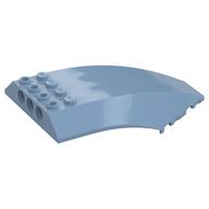 Windscreen 10 × 6 × 2 Curved Sand Blue