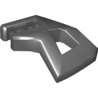 Technic Panel RC Car Flexible Bumper Right Pearl Dark Gray