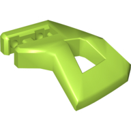 Technic Panel RC Car Flexible Bumper Right Lime