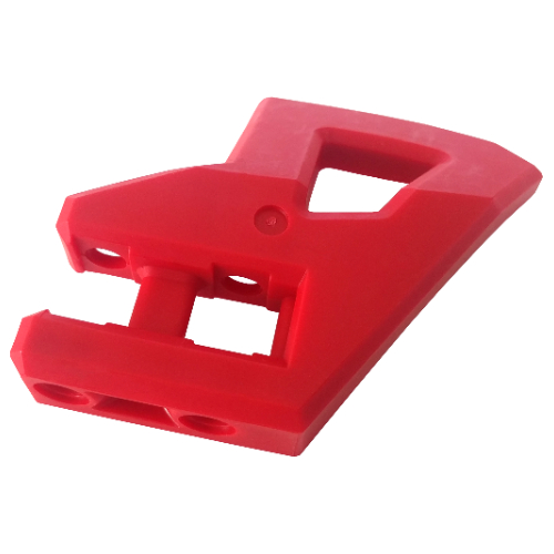 Technic Panel RC Car Flexible Bumper Left Red
