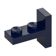 Bracket 1 × 2 with 1 × 2 Vertical Studs Dunkelblau