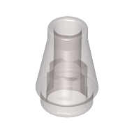 Cone 1 × 1 [No Top Groove] Trans-Brown
