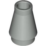 Cone 1 × 1 [No Top Groove] Light Gray