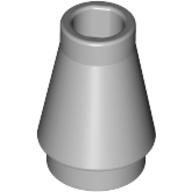 Cone 1 × 1 [No Top Groove] Light Bluish Gray