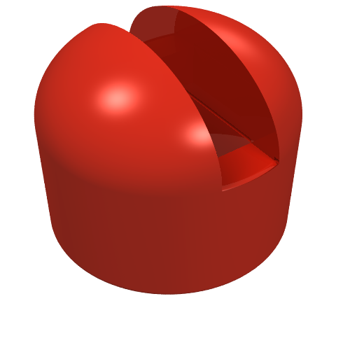 Lever Small Base Red