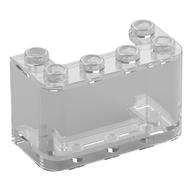 Windscreen 2 × 4 × 2 Vertical Transparent
