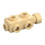 Brick Special 1 × 2 × 2/3 with Studs on Sides Tan