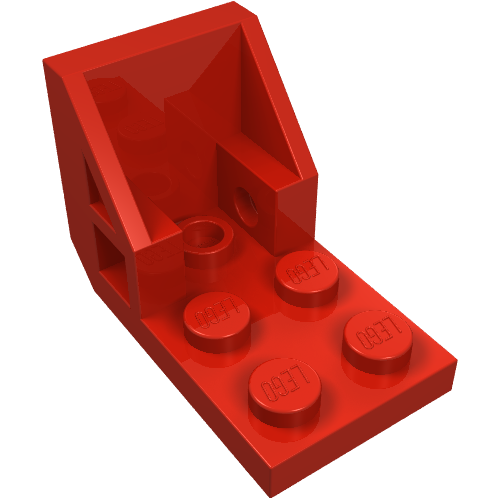 Bracket 3 × 2 - 2 × 2 [aka Space Seat] Red