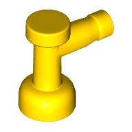 Tap 1 × 1 with Hole in Spout Gelb