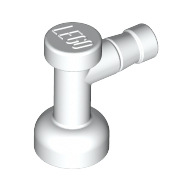 Tap 1 × 1 without Hole in Spout Weiß