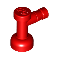 Tap 1 × 1 without Hole in Spout Red