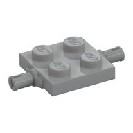 Plate Special 2 × 2 with Wheel Holders Light Bluish Gray