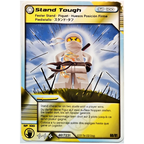 Trading Card, Ninjago Deck #1: 60 - Stand Tough - International Version [Keine Farbe/Beliebige Farbe]