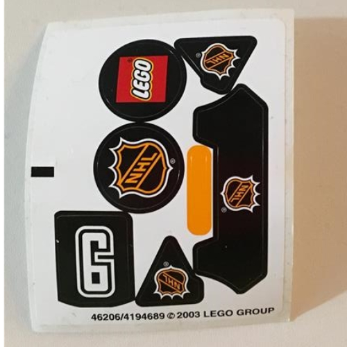 Stickerbogen für Set 3543-1 [Keine Farbe/Beliebige Farbe]