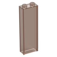 Brick 1 × 2 × 5 without Side Supports Trans-Brown