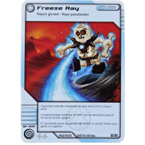 Trading Card, Ninjago Deck #1: 61 - Freeze Ray - North American Version [Keine Farbe/Beliebige Farbe]