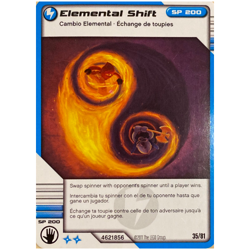 Trading Card, Ninjago Deck #1: 35 - Elemental Shift - North American Version [Keine Farbe/Beliebige Farbe]