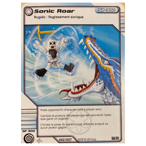 Trading Card, Ninjago Deck #1: 56 - Sonic Roar - North American Version [No Color/Any Color]
