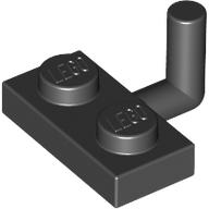 Plate Special 1 × 2 with Bar Up [Horizontal Arm 6mm] Schwarz