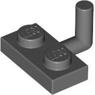 Plate Special 1 × 2 with Bar Up [Horizontal Arm 6mm] Dunkelblaugrau