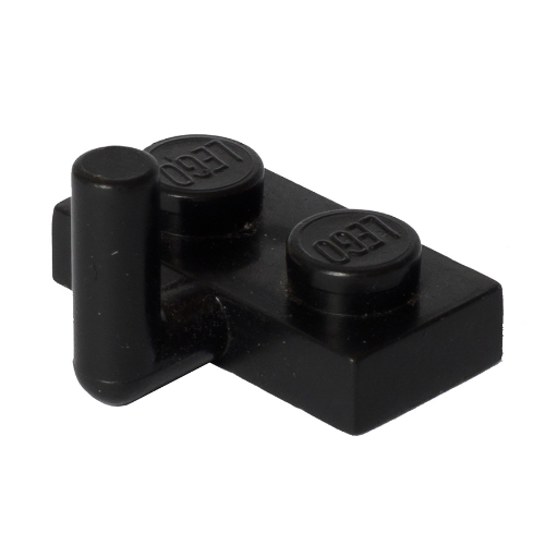 Plate Special 1 × 2 with Bar Up [Horizontal Arm 5mm] [Old Type] Black