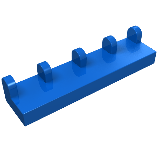 Scharnier Fliese 1 × 4 Blau