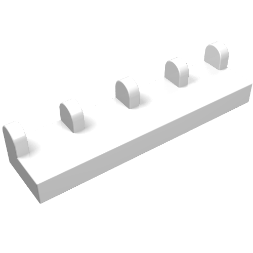 Scharnier Fliese 1 × 4 Weiß